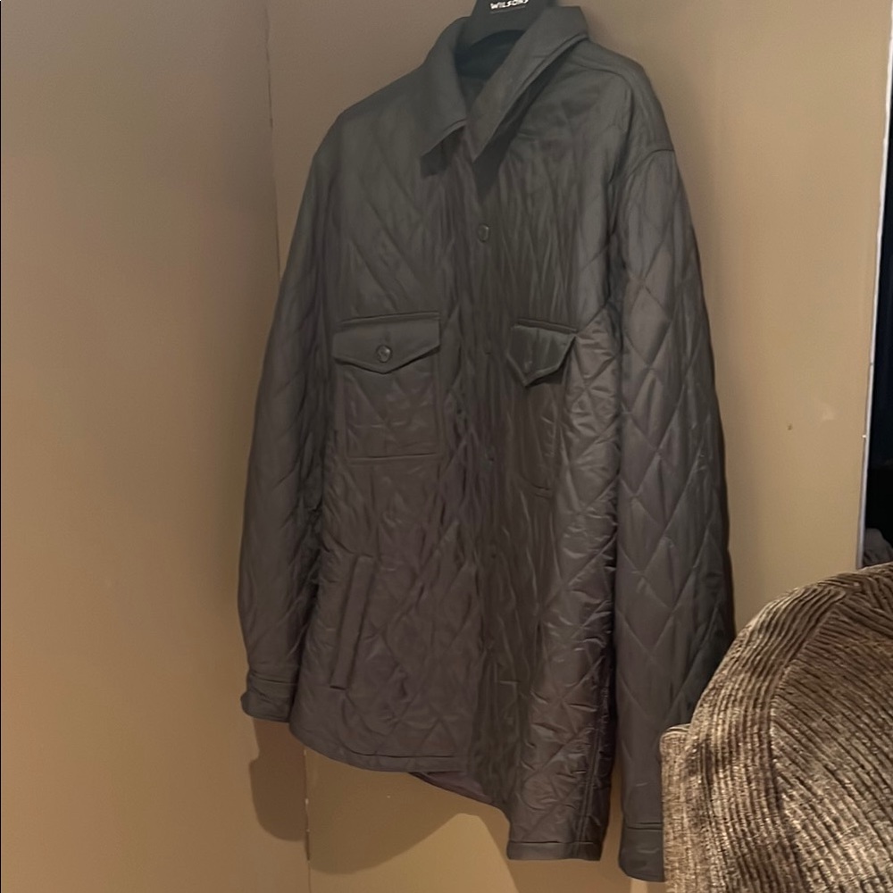 Weatherproof Vintage Men’s Lightweight Quilted Jacket Sz XL Tall in Olive NEW - Picture 2 of 14